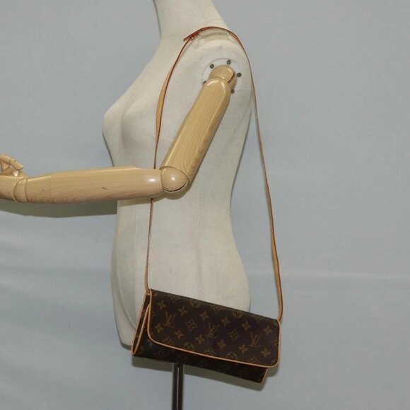 LOUIS VUITTON Monogram Pochette Twin GM Shoulder Bag - Picture 14 of 16